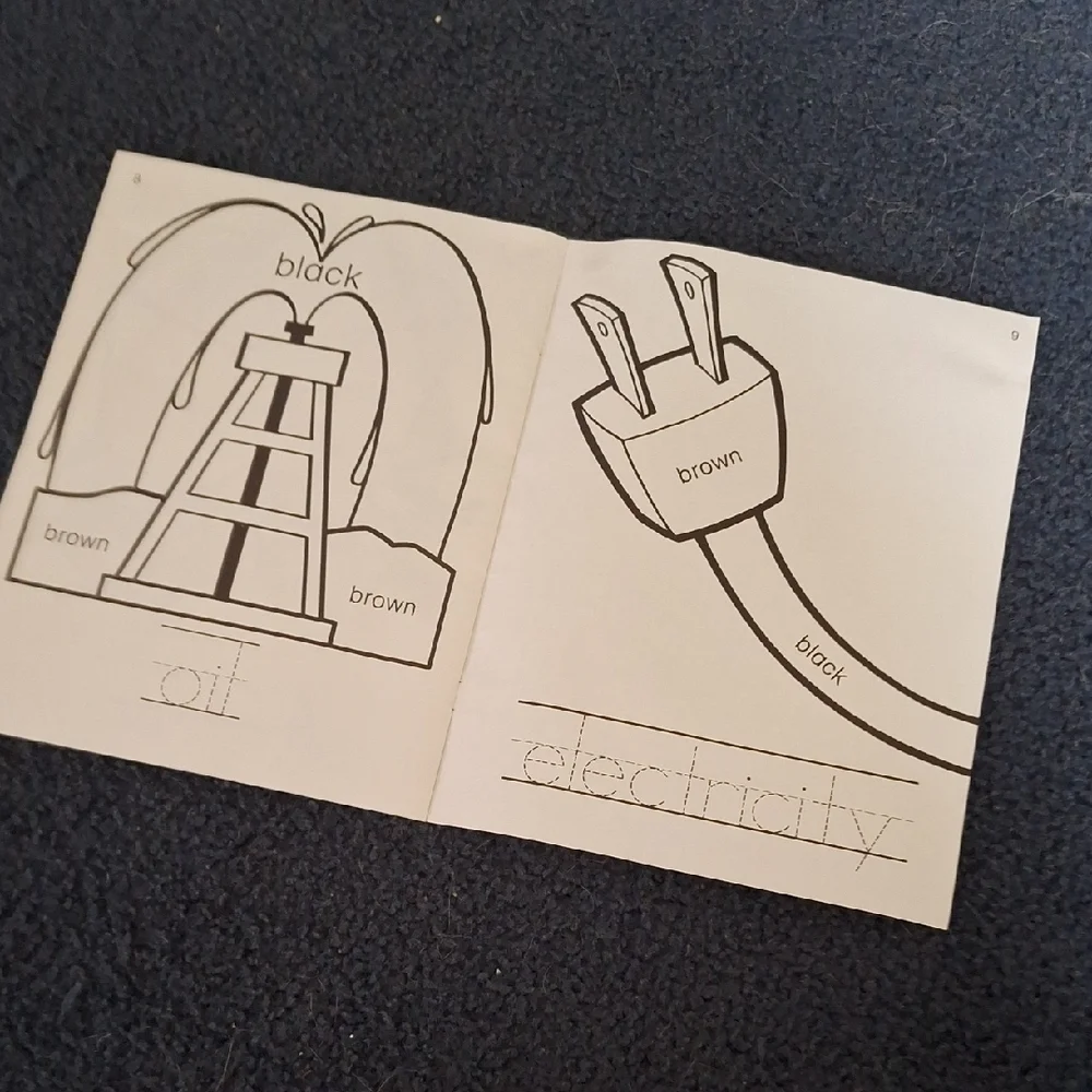 Where Does Energy Come From? Coloring Book From 1991